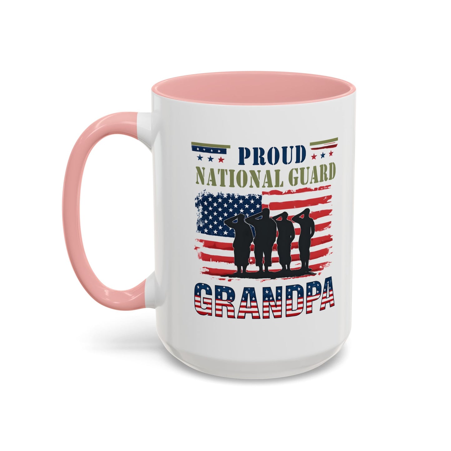Proud National Guard Grandpa Coffee Mug, Army National Guard, Veteran Appreciation, Gift for Heroes, Military Family Gift