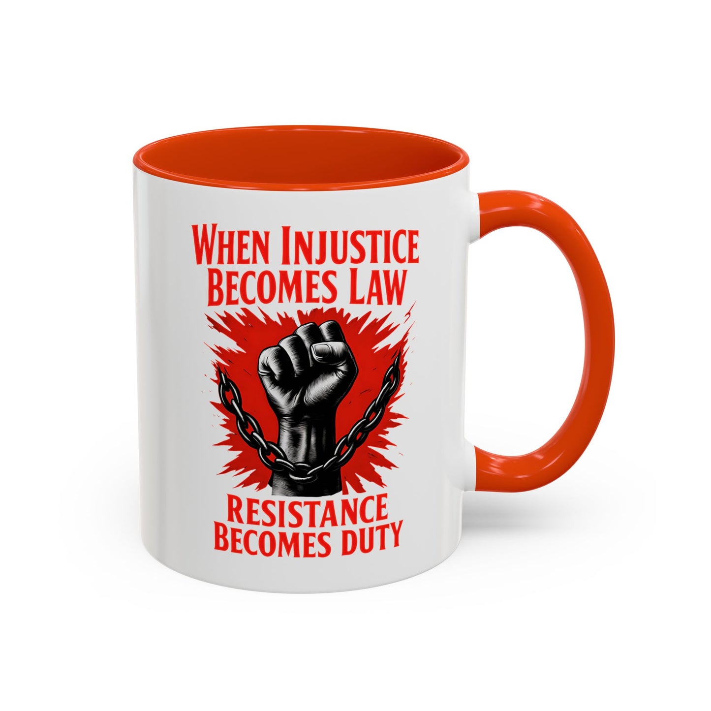 anti trump mug, chinga la mirgra, When Injustice Becomes Law, Resistance Mug, Social Justice Mug, Equality Coffee Cup, Resist Mug Gift