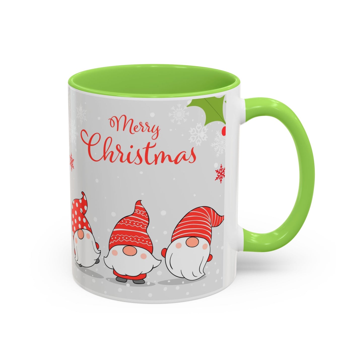 Dancing Merry Christmas Gnome Mug, Cute Holiday Coffee Cup, Festive Winter Gift for Gnome Lovers, Christmas Morning Hot Cocoa Cup, Holiday Drinkware