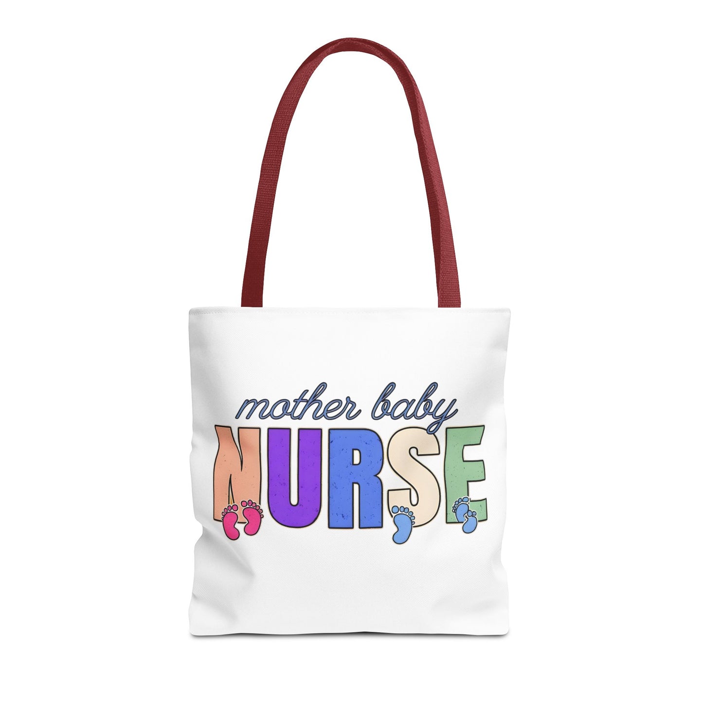 Postpartum Mother Baby Nurse Tote Bag, Nurse Appreciation, Cute Nurse Bag, Labor and Delivery, Midwife Gift