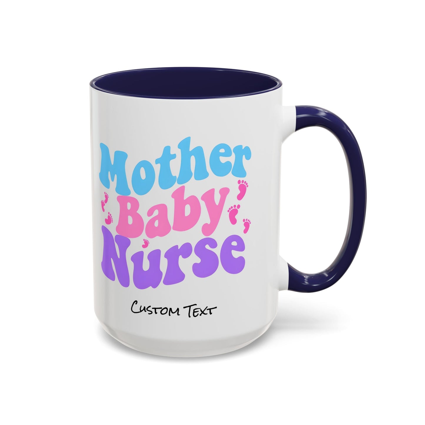 Retro Mother Baby Nurse Coffee Mug, Nurse Practitioner Gift, Labor and Delivery Nurse, Postpartum Gift, Nursery Nurse Cup
