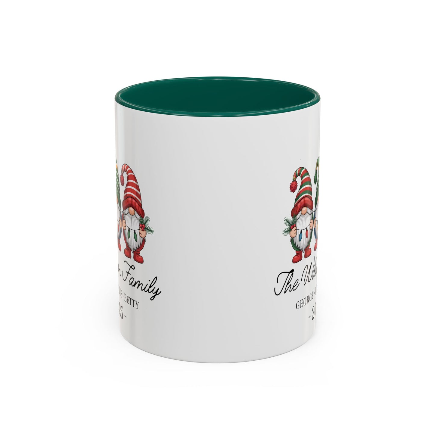 gnome mug, Personalized Family Gnome Christmas Mug, Custom Family Name 2025 Coffee Cup, Cute Holiday Gift for Family, Christmas Gnome Mug Keepsake