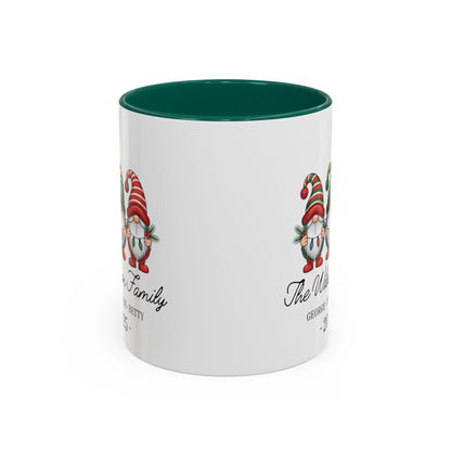 gnome mug, Personalized Family Gnome Christmas Mug, Custom Family Name 2025 Coffee Cup, Cute Holiday Gift for Family, Christmas Gnome Mug Keepsake