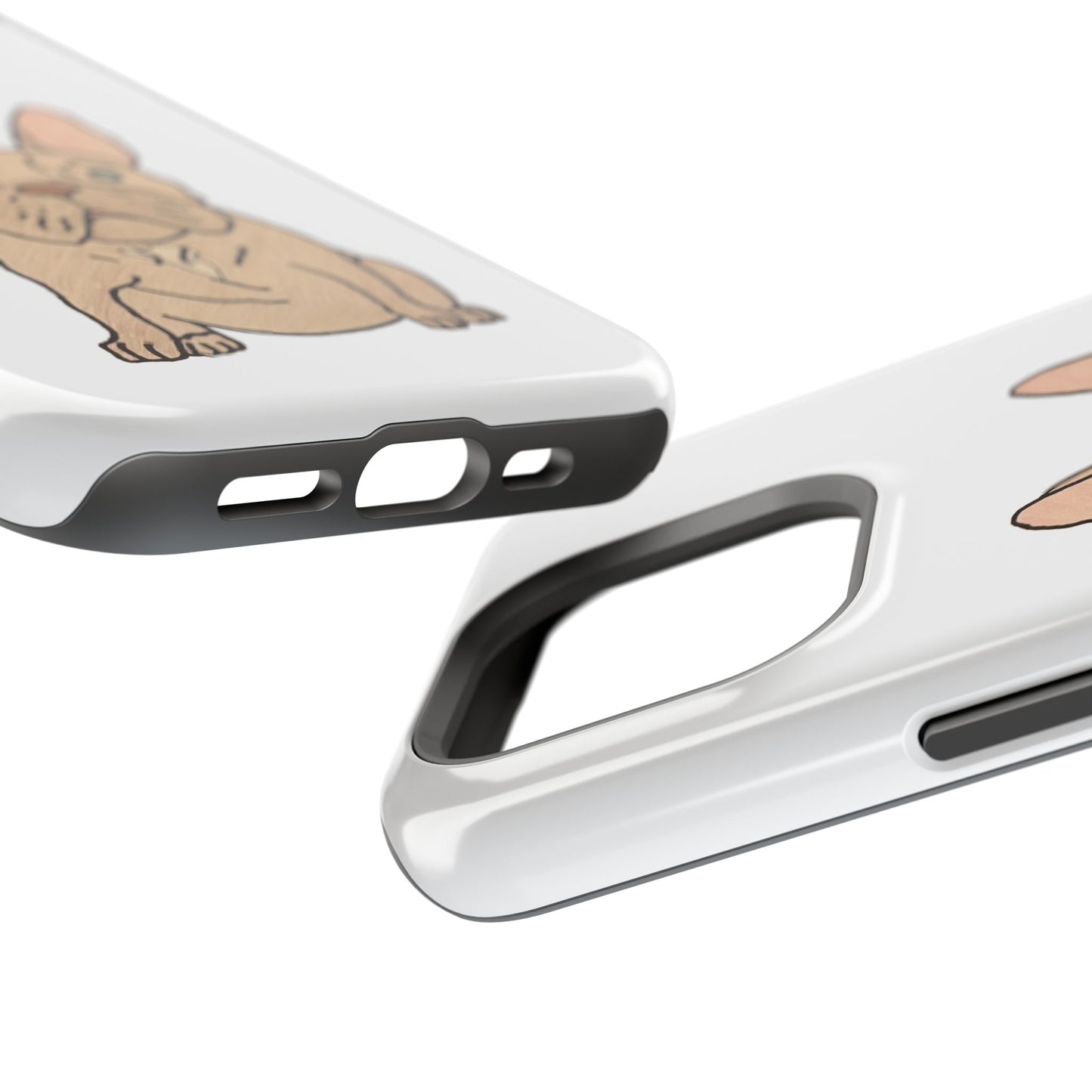 French Bulldog Magnetic Tough Case, Cute Pet Phone Cover, Dog Lover Gift, MagSafe Phone Protector, Unique Phone Accessory