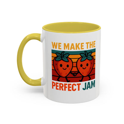 Humorous Strawberry Jam Coffee Mug, Summer Vibes Mug, Strawberry Mug, Food Humor Mug, Hilarious Mug, Gift Idea
