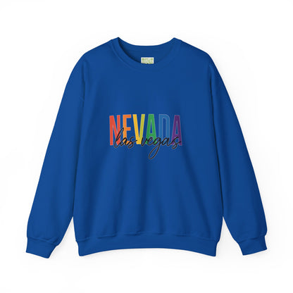Nevada Las Vegas Pride Crewneck Sweatshirt, Pride Month Shirt, Bisexual Shirt, Queer Shirt, LGBT Shirt, Trans Shirt