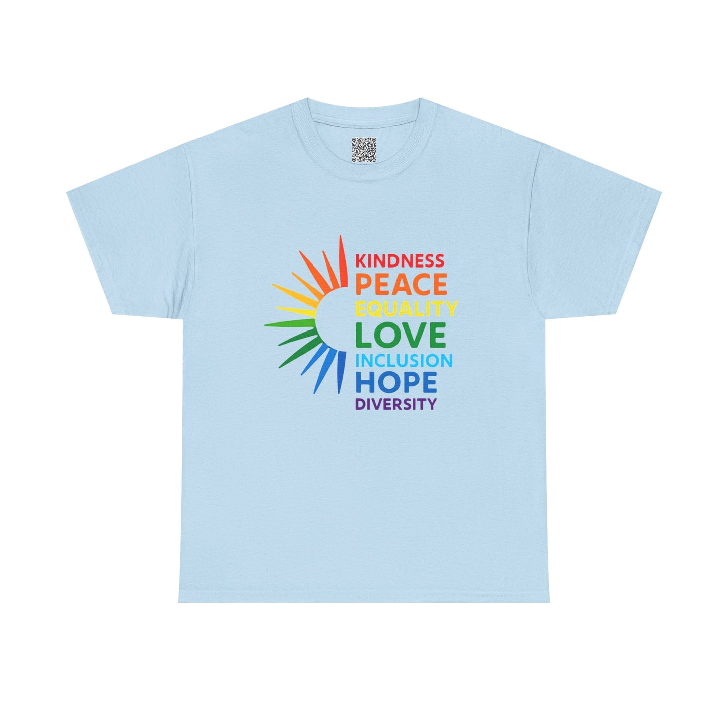 LGBTQ Pride Tee, Kindness Peace Equality Love Inclusion Hope Diversity, LGBT TShirt, Pride Outfit