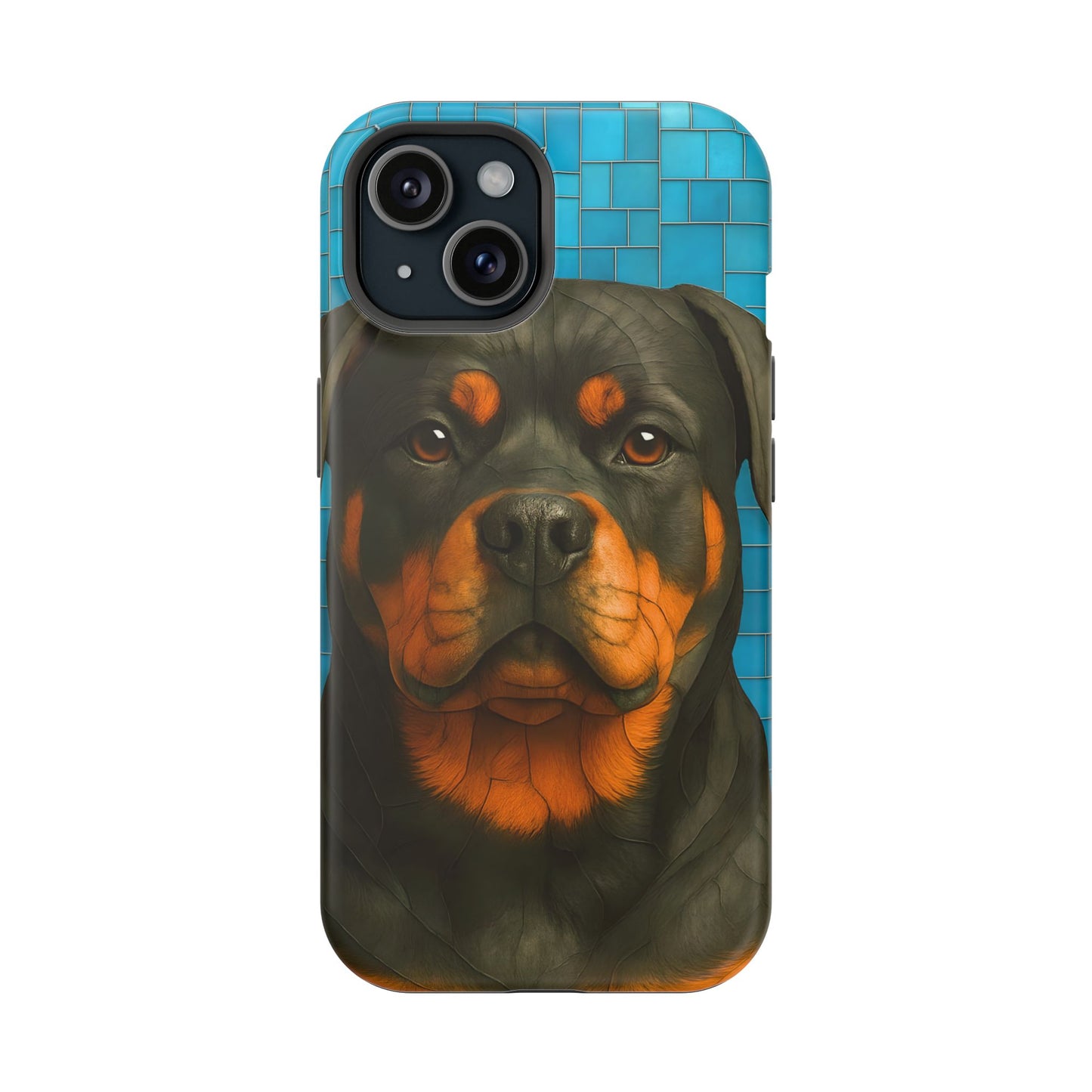 Rottweiler Mosaic Phone Case, Rottie Mama Phone Cover, Rottweiler Mama Gift, Dog Lover Gift, iPhone Dog Case