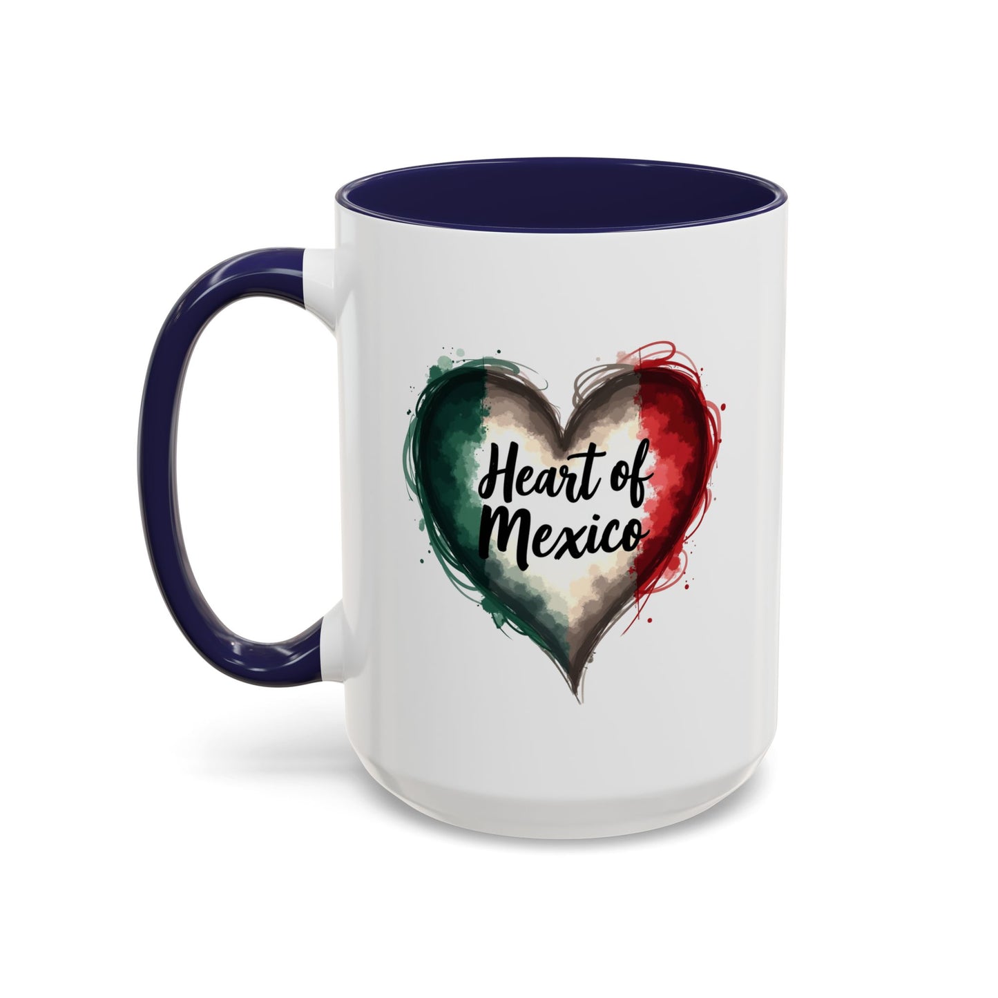 Heart of Mexico Coffee Mug, Hispanic Heritage Mug, Mexican Pride Gift, Immigrant Rights, Mexican Culture, Resistance Mug
