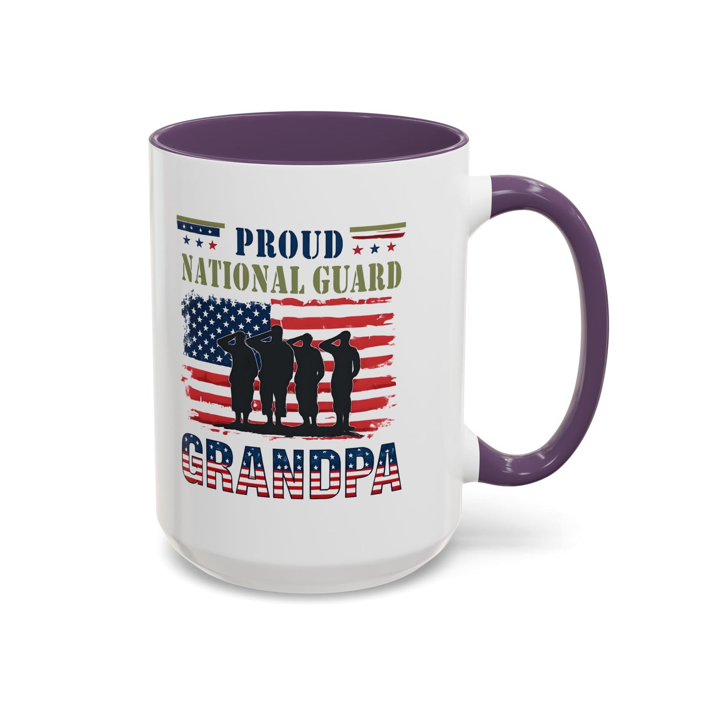 Proud National Guard Grandpa Coffee Mug, Army National Guard, Veteran Appreciation, Gift for Heroes, Military Family Gift