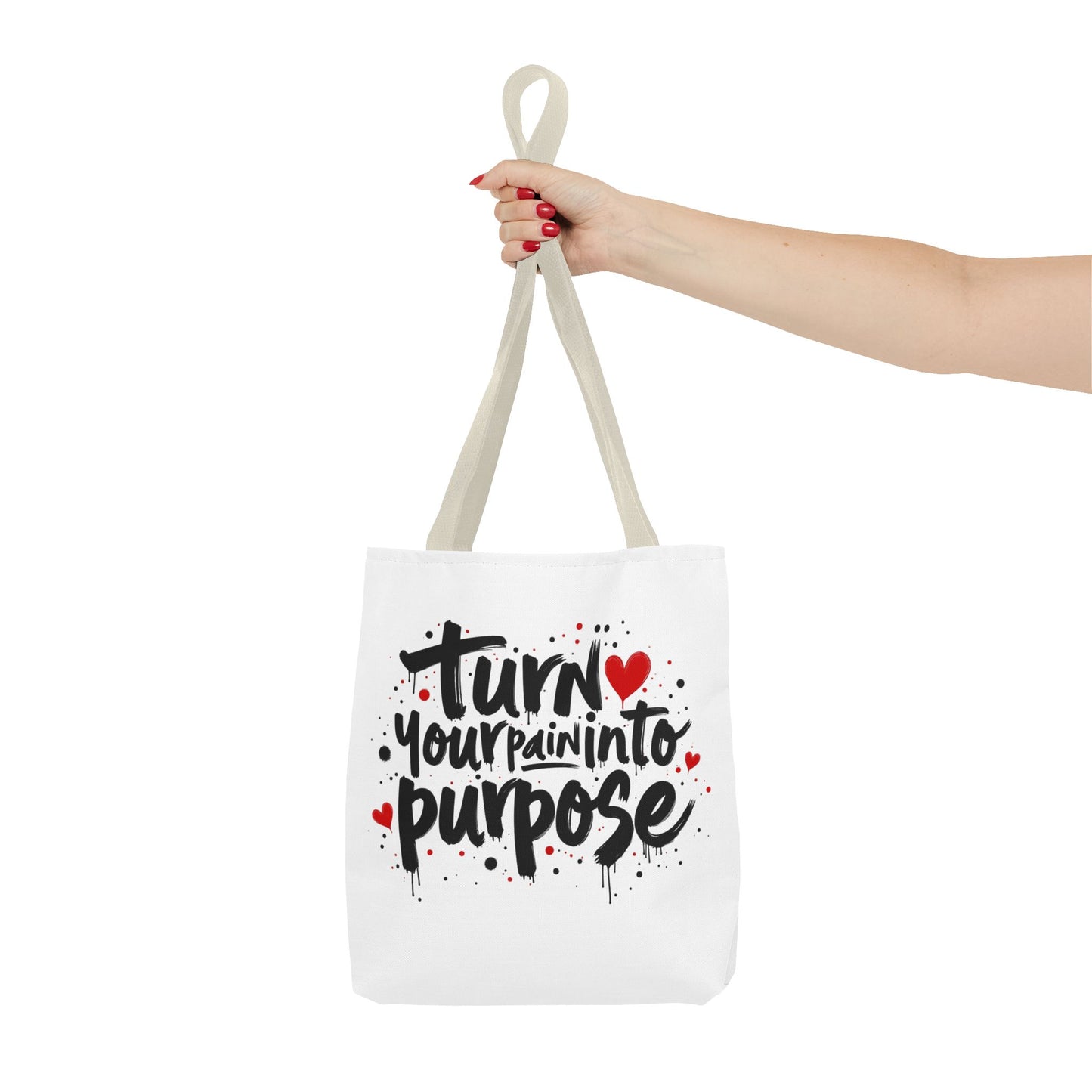 Enneagram 4 Inspirational Tote Bag, Turn Your Pain Into Purpose, Enneagram Type 4, Self Growth, Personality Types