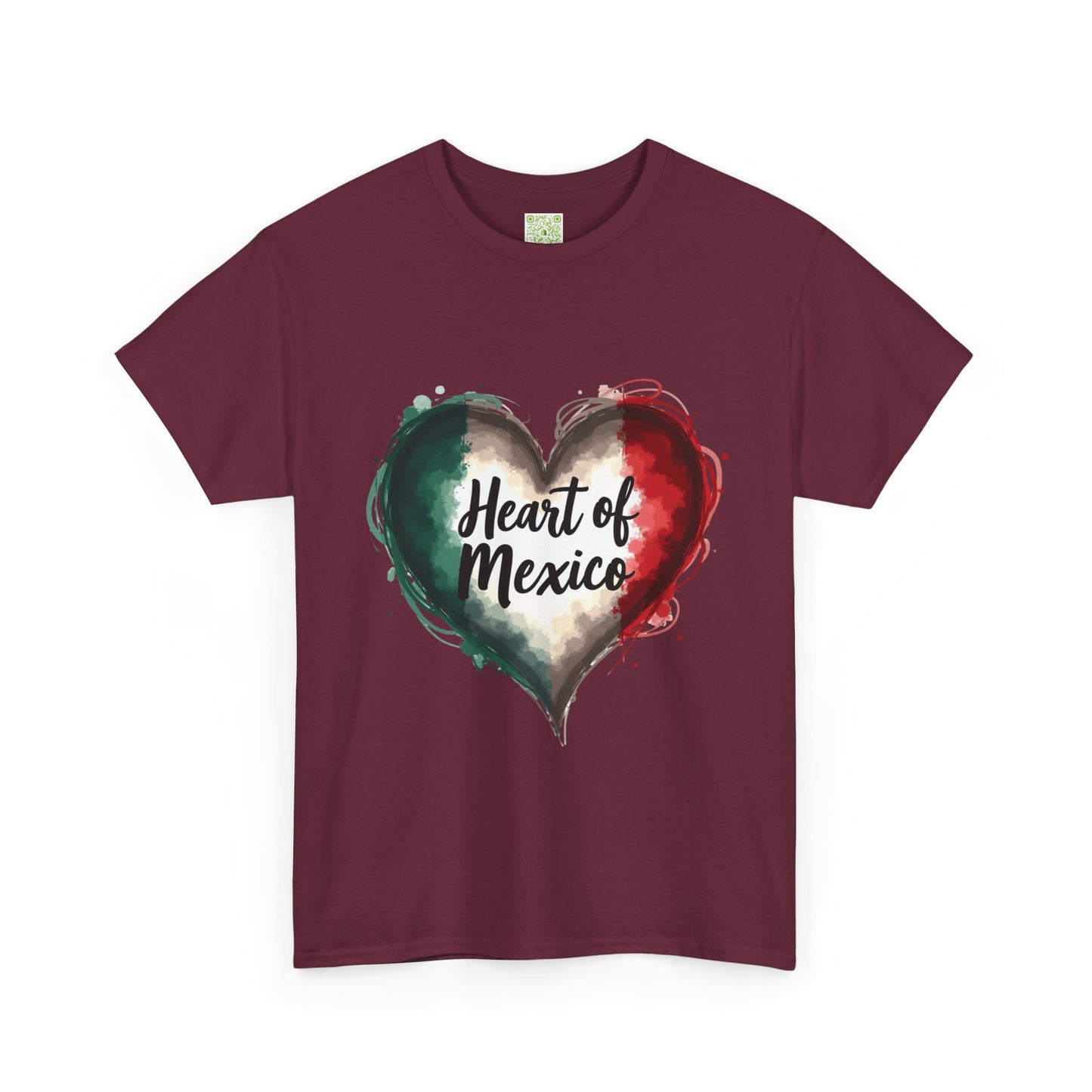 Viva la Vida Heart of Mexico Tee, Unisex Cotton Tee, Celebrate Mexican Heritage, Cinco de Mayo, Gift for Culture Lovers, Mexican Pride Tee