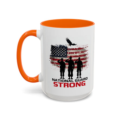 Patriotic National Guard Coffee Mug, Air National Guard, Army Wife Mug, Gift for Soldier, Army Veteran Gift, Army Dad Mug