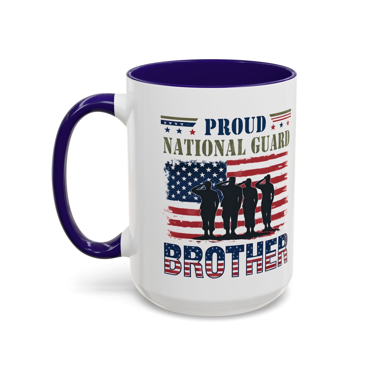National Guard, Proud Brother Coffee Mug, Veteran Appreciation Mug, Military Family Gift, Army Gifts, Tactical Gifts
