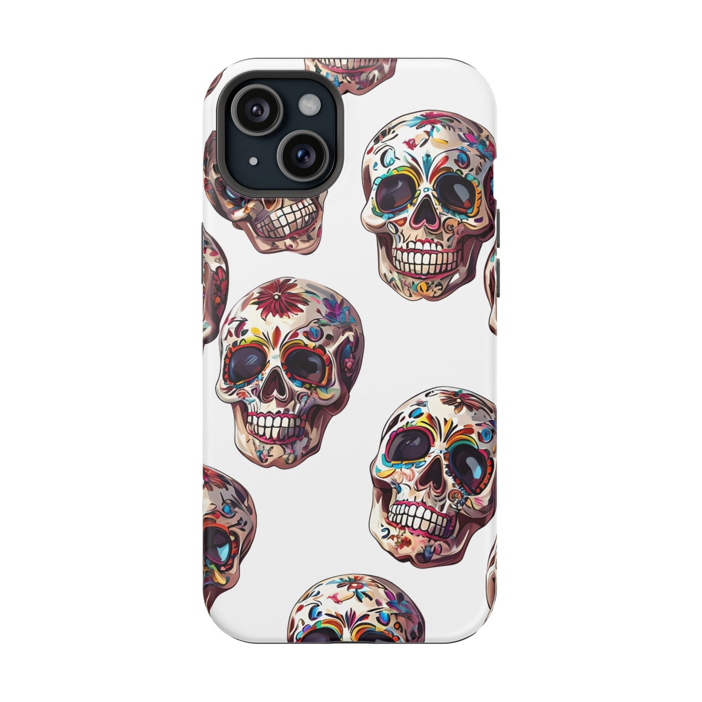 Sugar Skull Phone Case, Dia De Los Muertos, Day Of The Dead, Mexican Tradition, Sugar Skull Art, Wireless Charger