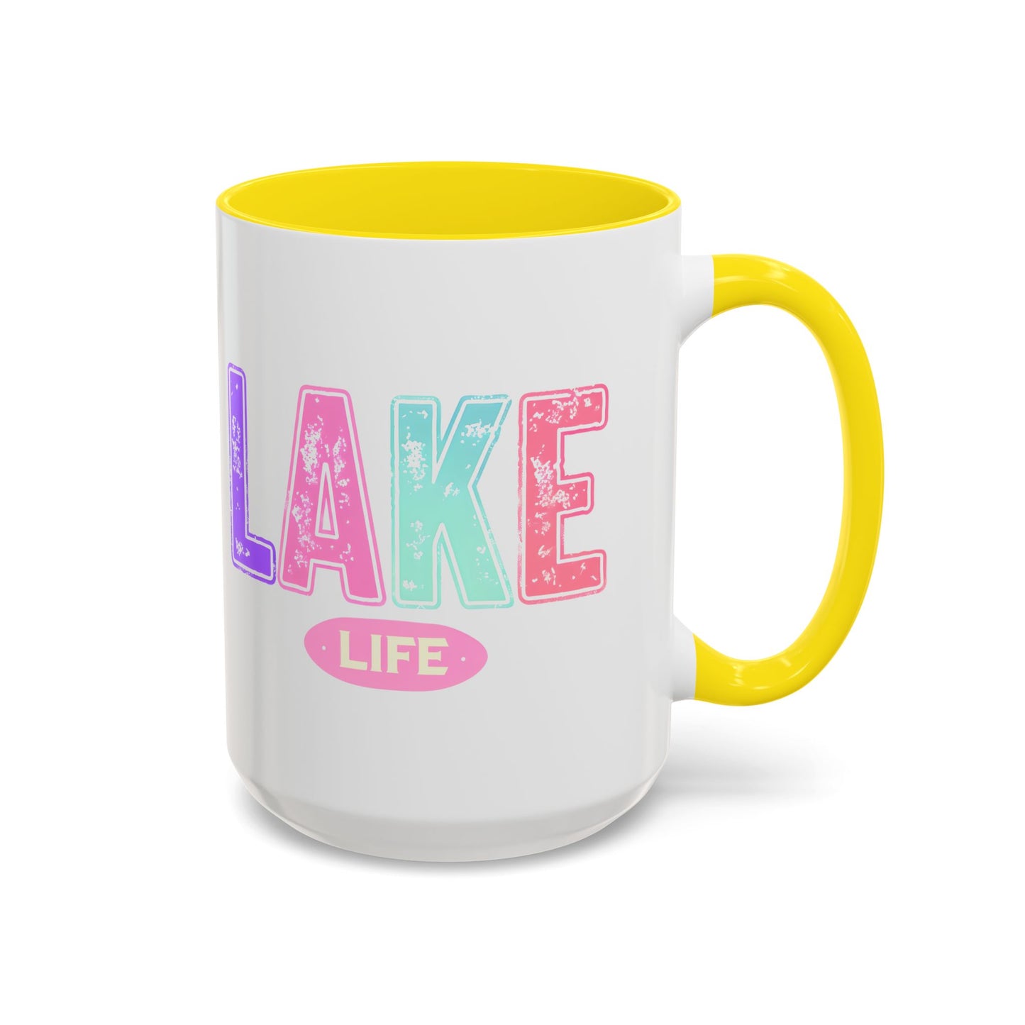 Lake Life Accent Coffee Mug, Great Lakes Mug, Michigan Gifts, Lake Vibes, Modern Mug, Lake House Gifts, Lakehouse Decor