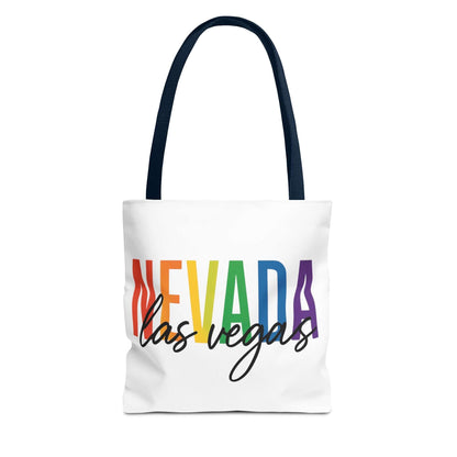 Pride Las Vegas Nevada Tote, Pride Month Tote, Bisexual Pride Bag, LGBT Tote, Transgender Gift, Lesbian Tote, Equal Rights Bag