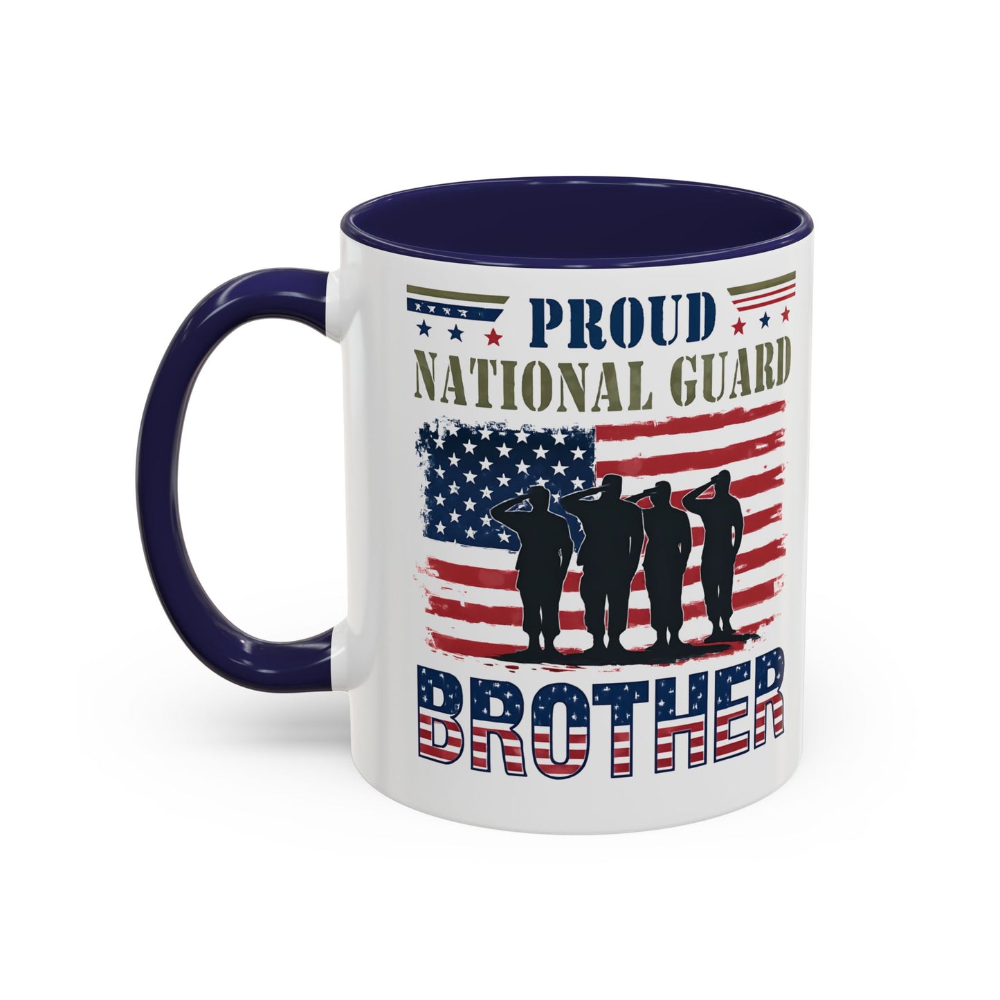 Proud National Guard Brother Coffee Mug, Veteran Appreciation Mug, Military Family Gift, Army Gifts, Tactical Gifts