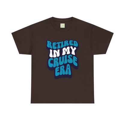 Retired in My Cruise Era Unisex Tee, Retirement Cruise Shirt, Travel Merch, Cruise Vibes Tee, Vacation Tshirt
