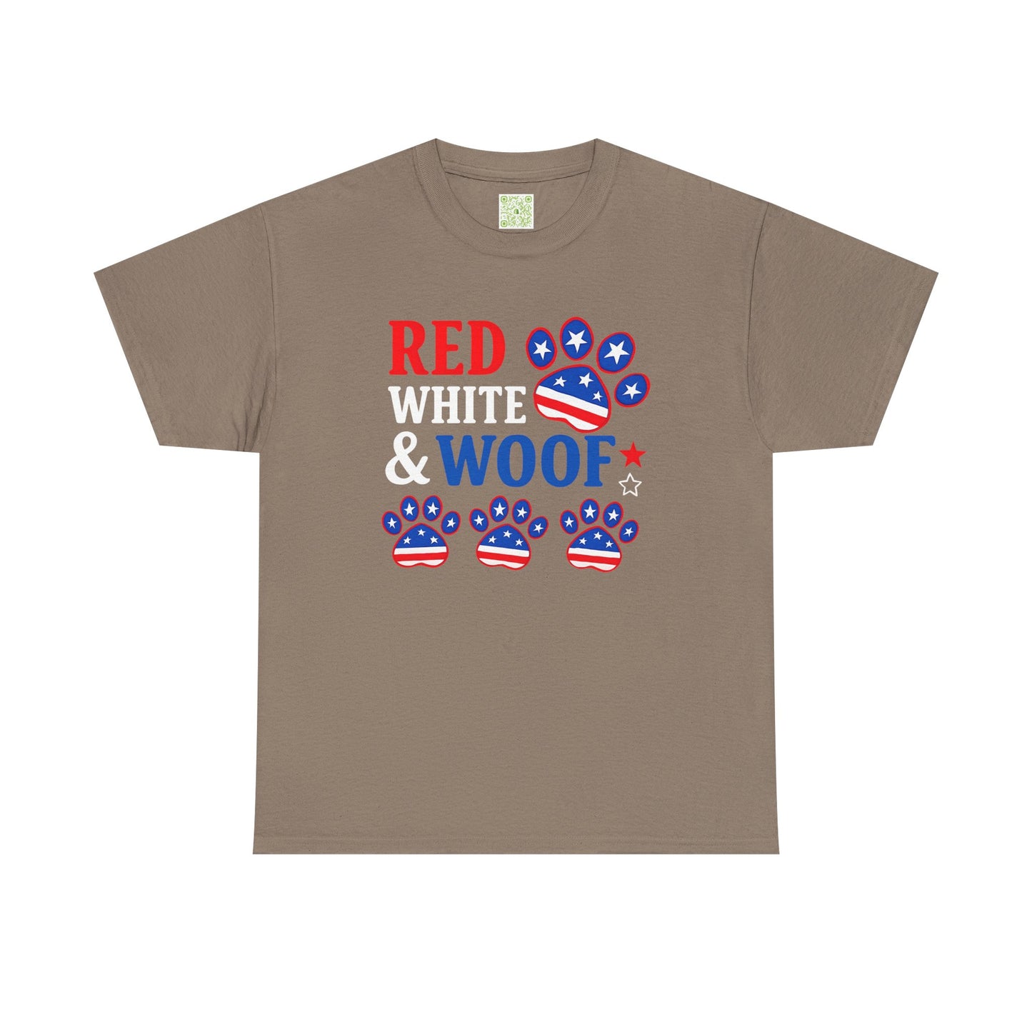 Patriotic Dog Lover Tee, USA Dogs Shirt, Red White & Woof, Fourth of July Shirt, American Shirt, Dog Lovers Gift
