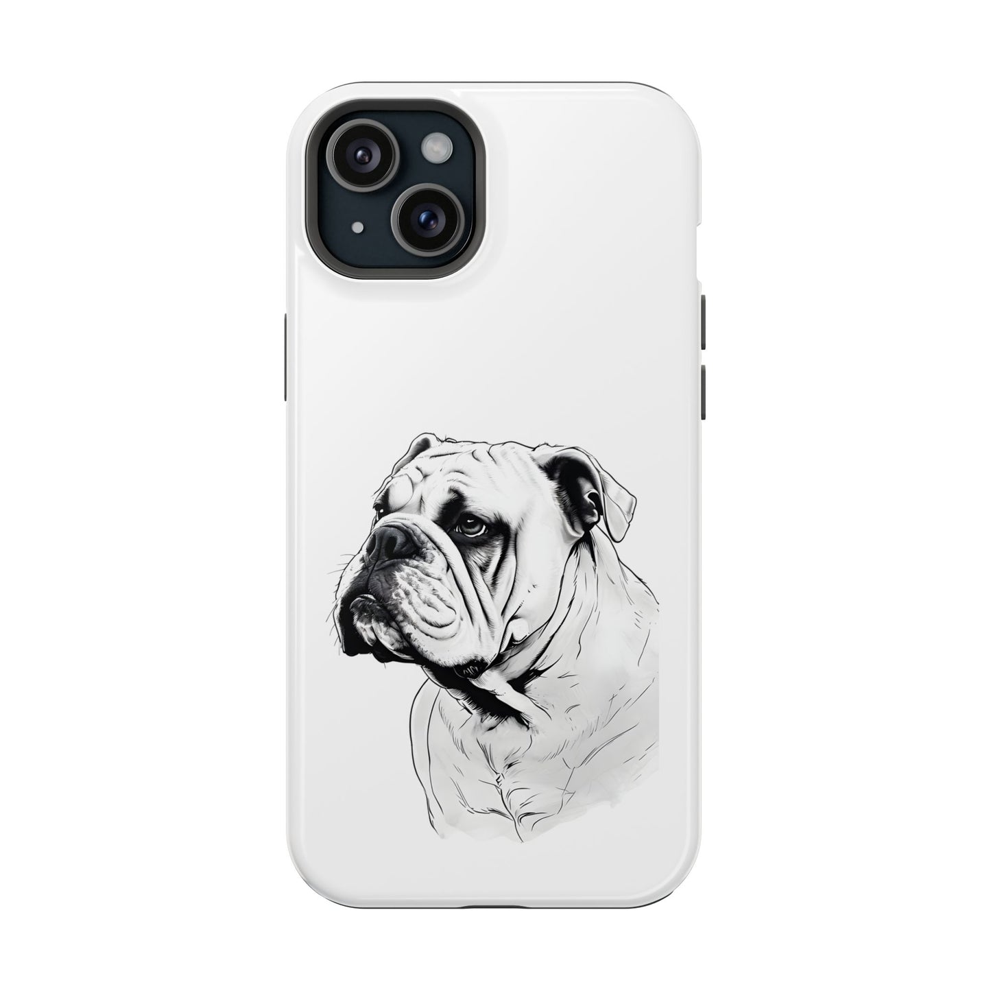 Bulldog Magnetic Tough Cases - Durable Phone Protection, Pet Lovers Gift, Animal Accessories, Unique Design, Personalized Tech