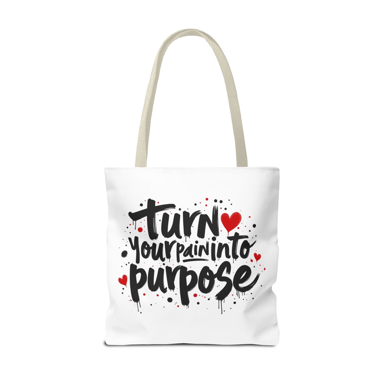 Enneagram 4 Inspirational Tote Bag, Turn Your Pain Into Purpose, Enneagram Type 4, Self Growth, Personality Types