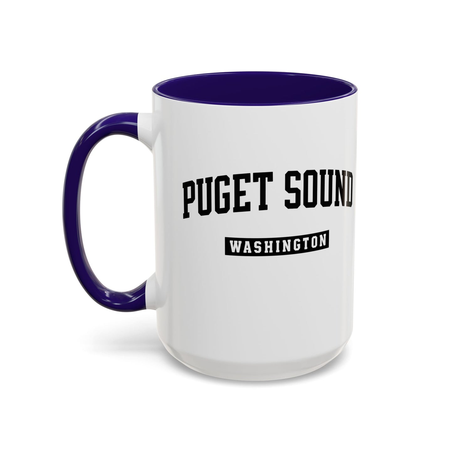 Seattle, Tacoma, Puget Sound Washington Accent Coffee Mug, Tacoma, Puget Sound Gift, Puget Sound WA, Washington Souvenir, Puget Sound Mug