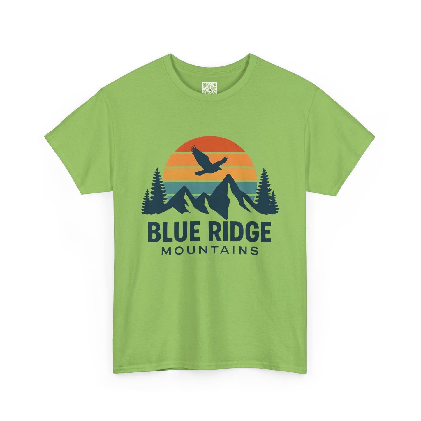 Blue Ridge Parkway Unisex Heavy Cotton Tee, Nature Lover Shirt, Blue Ridge Mountains, North Carolina Shirt, Camping Gift