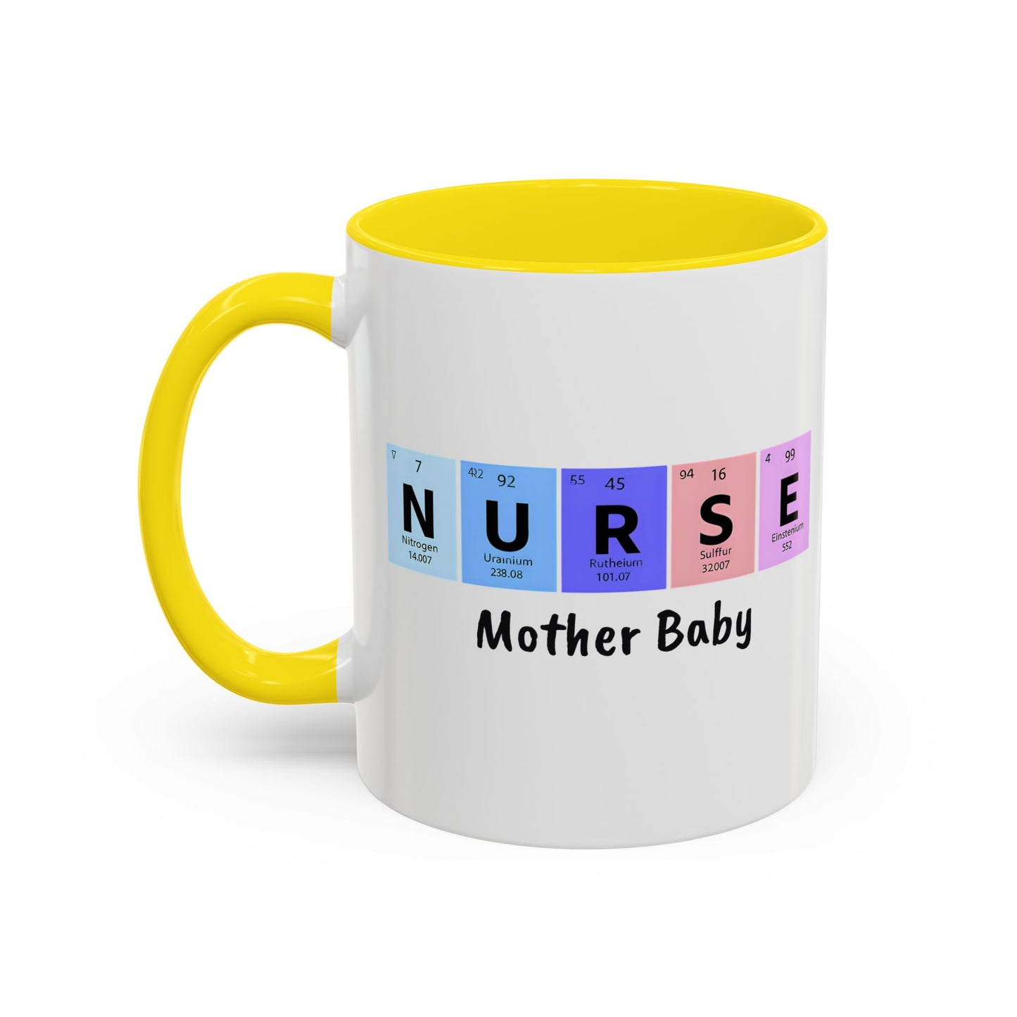Nurse Mother Baby Coffee Mug, Nurse Practitioner Gift, Labor Delivery Nurse, Postpartum Nurse, Nursery Nurse Mug