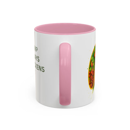 Trump Always Chickens Out TACO Mug, Subtle Anti Trump, Democrat Gift Mug, Funny Liberal Gift, Political Mug