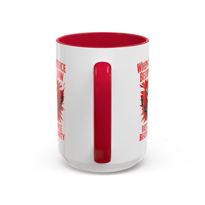 anti trump mug, chinga la mirgra, When Injustice Becomes Law, Resistance Mug, Social Justice Mug, Equality Coffee Cup, Resist Mug Gift