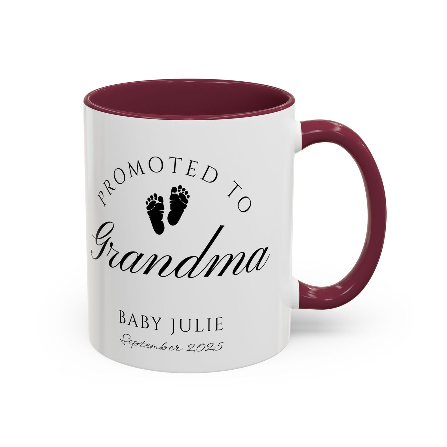 Promoted to Grandma Mug, Pregnancy Announcement Coffee Cup, Baby Reveal Gift, New Grandparent Mug, Grandma to Be Gift, Custom Baby Announcement