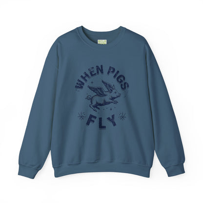 When Pigs Fly Sweatshirt, Flying Pig Shirt, Pigs With Wings, I Love Pigs, Pig Lover Gift, Cute Pig Shirt, Pig T-Shirt