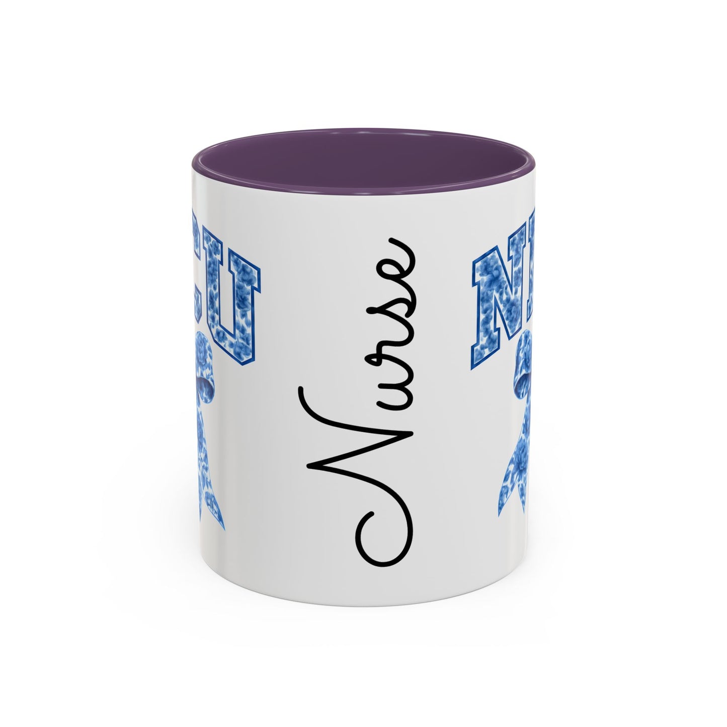 NICU Nurse Chinoiserie Accent Coffee Mug, Nurse Retirement Mug, NICU Nurse Mug, New Job Gift, Mug For NICU Nurse