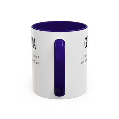Personalized Grandma Mug, Gift from Grandchild, Custom Message Coffee Cup, Grandma Birthday Gift, Mother’s Day Mug, Sentimental Gift for Grandma