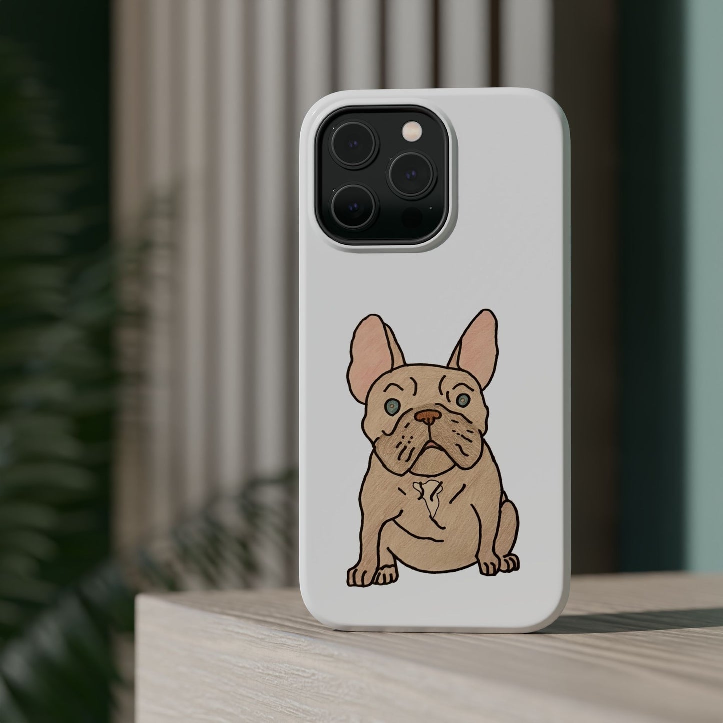 French Bulldog Magnetic Tough Case, Cute Pet Phone Cover, Dog Lover Gift, MagSafe Phone Protector, Unique Phone Accessory