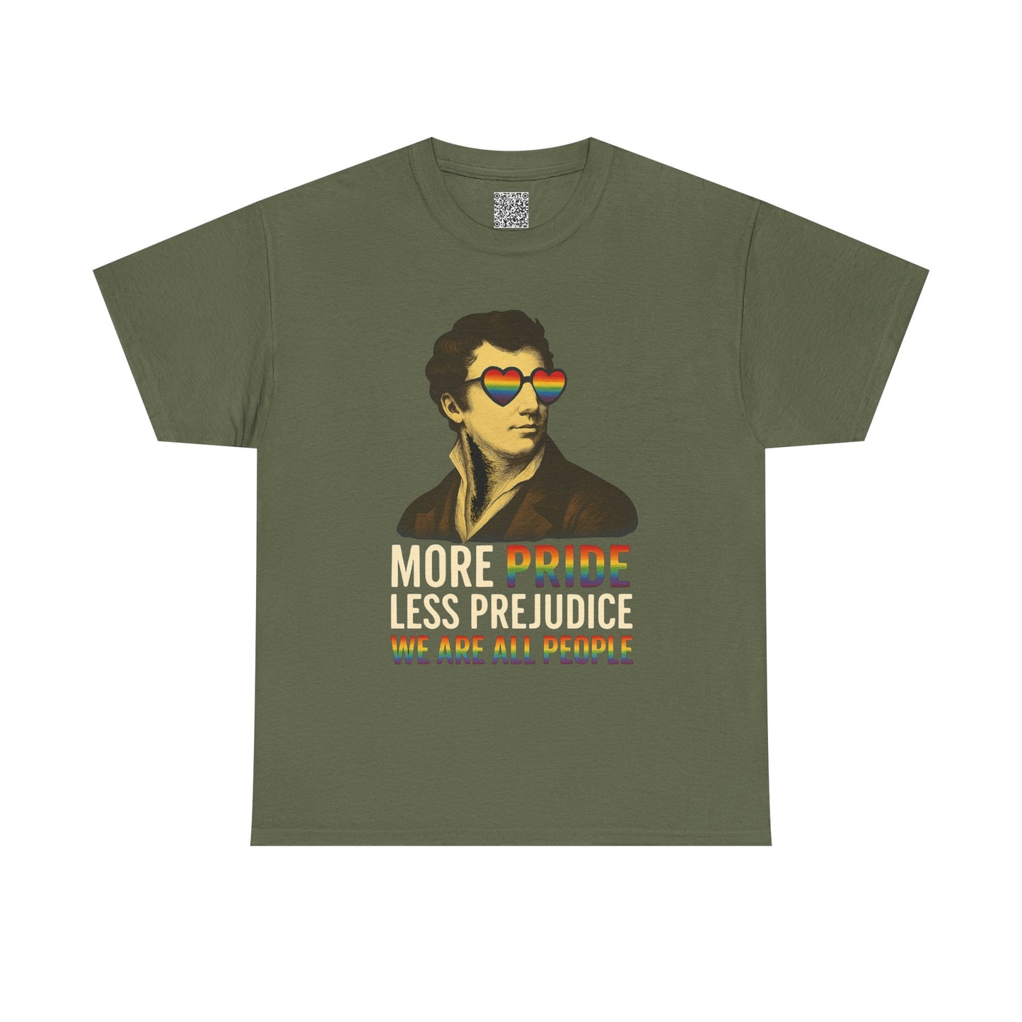 Pride Month Graphic Tee, More Pride Less Prejudice, Queer Shirt, Trans Shirt, Lesbian Shirt, LGBT Pride Outfit, pridemonth, Gay Pride