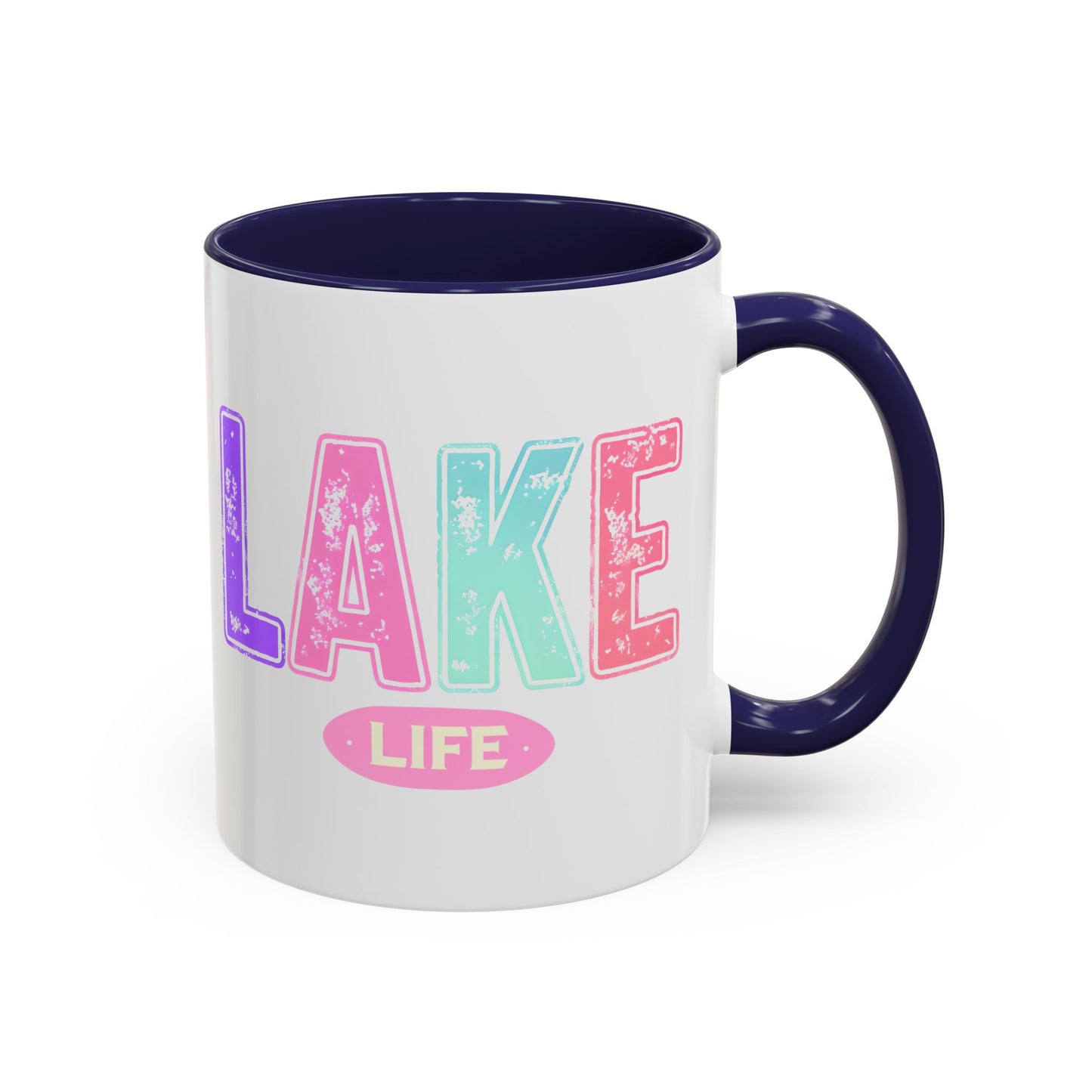 Lake Life Accent Coffee Mug, Great Lakes Mug, Michigan Gifts, Lake Vibes, Modern Mug, Lake House Gifts, Lakehouse Decor