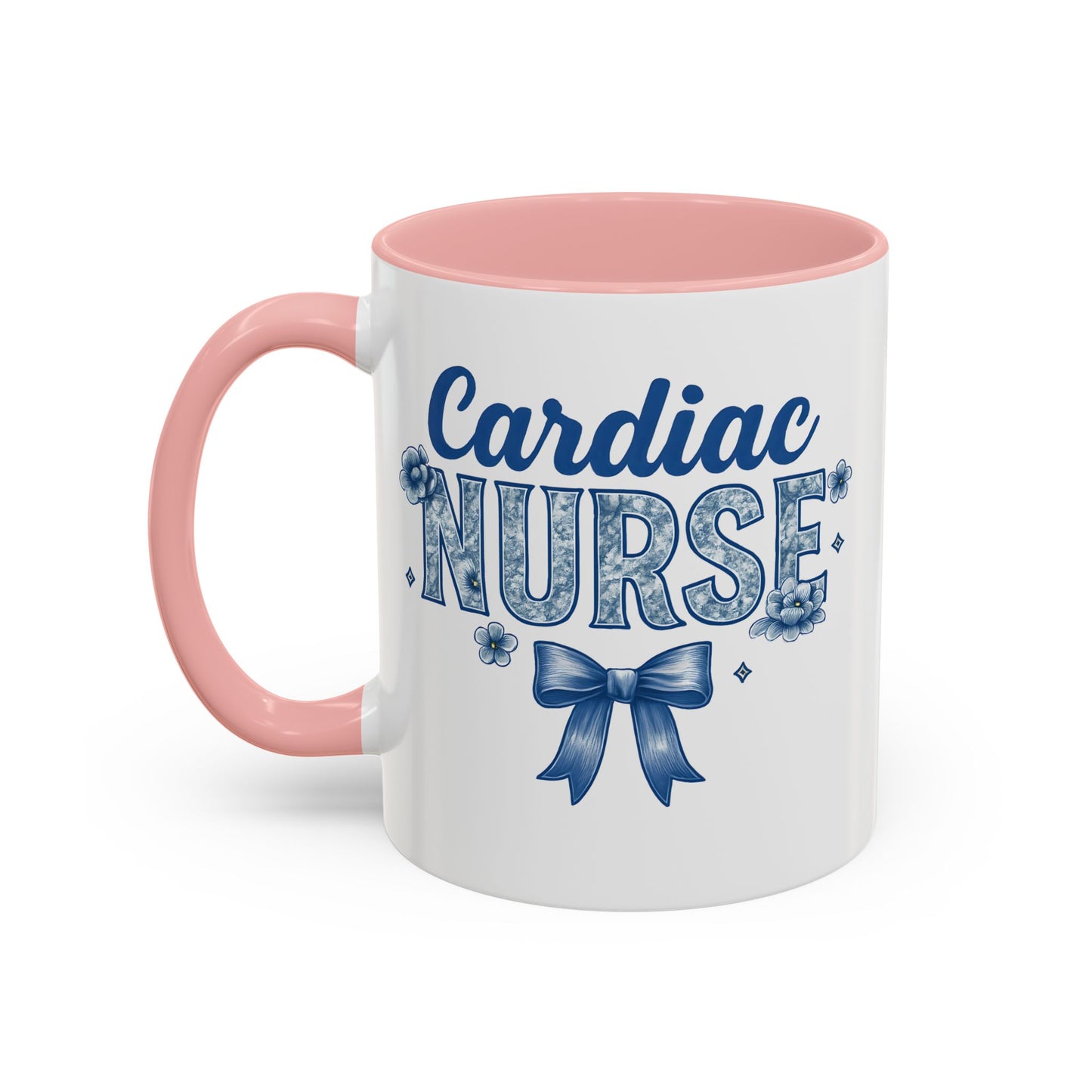 Chinoiserie Nurse Mug, Cardiac Nurse Mug, Cardiac ICU Mug, CVICU Nurse Mug, Cardiology Nurse Gift, Nurse Team Mug