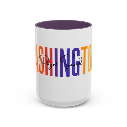 Puget Sound Coffee Mug, Tacoma Mug, Washington Souvenir, Puget Sound Gift, Washington Mug, Washington Vacation