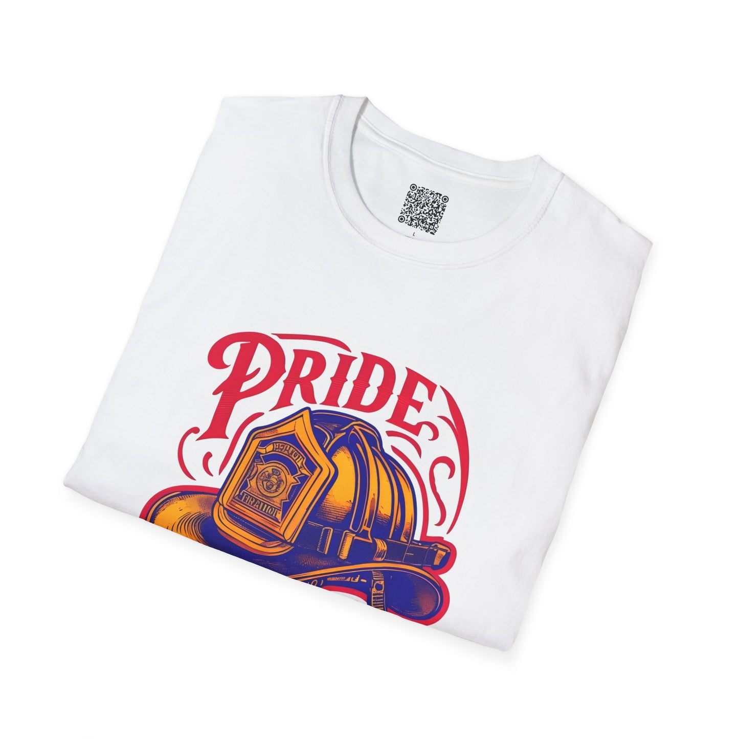 Firefighter Pride T-Shirt, Honor Tradition Tee, Unisex Softstyle Shirt, First Responder Gift, Fire Department Apparel