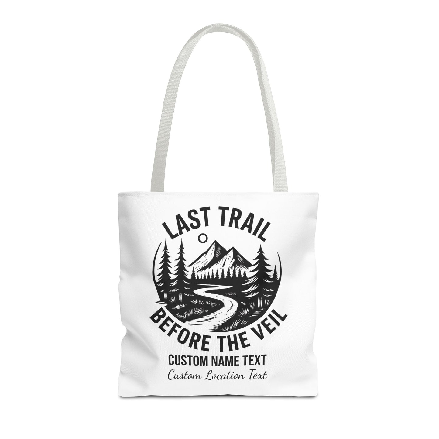 Bachelorette Last Trail Before the Veil Tote, Bride Tote Bag, Bridesmaid Tote Bags, Hen Party Favors, Bride Squad