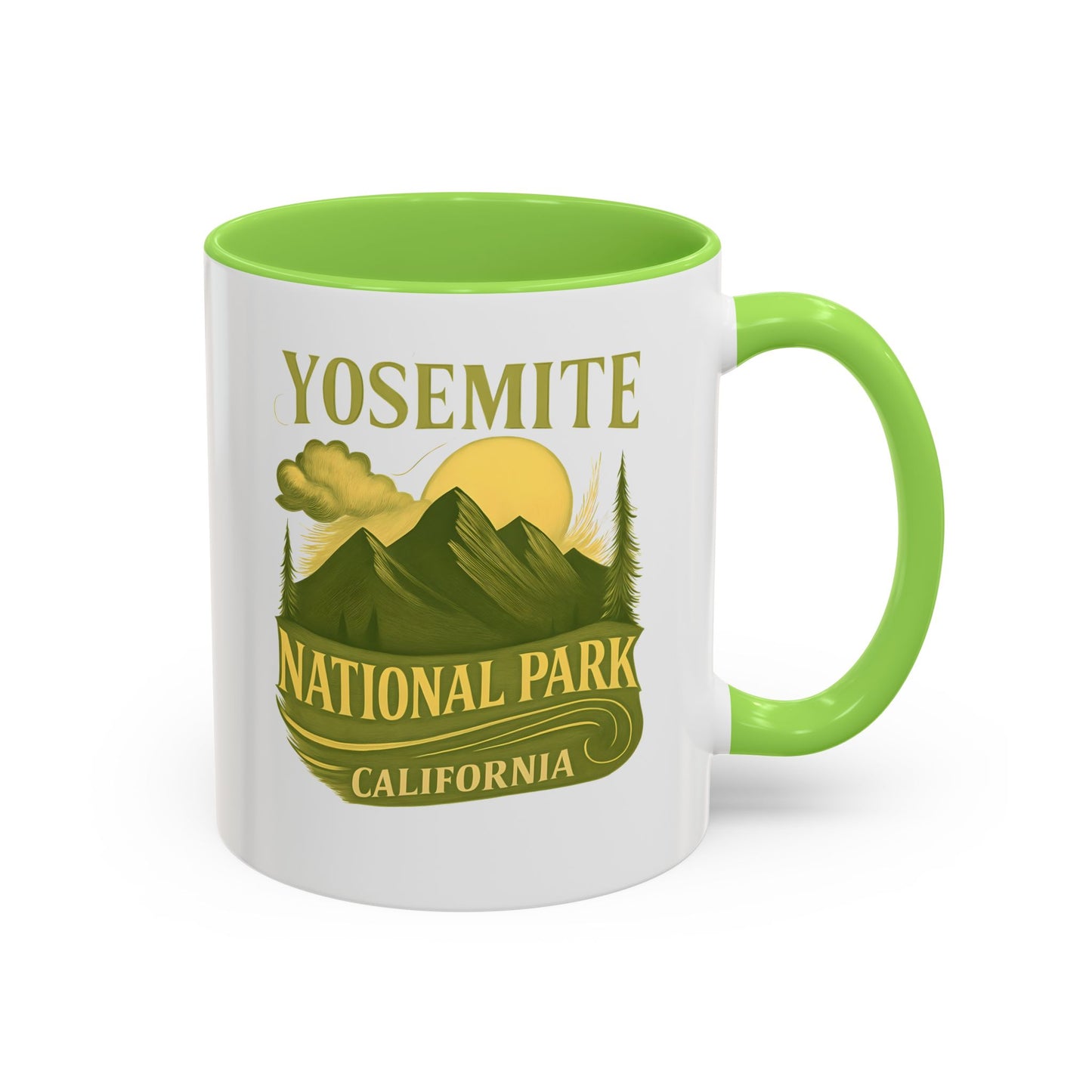 Yosemite National Park Accent Mug, Yosemite Gift, Yosemite Travel Gift, California Trip, Granola Girl Gift