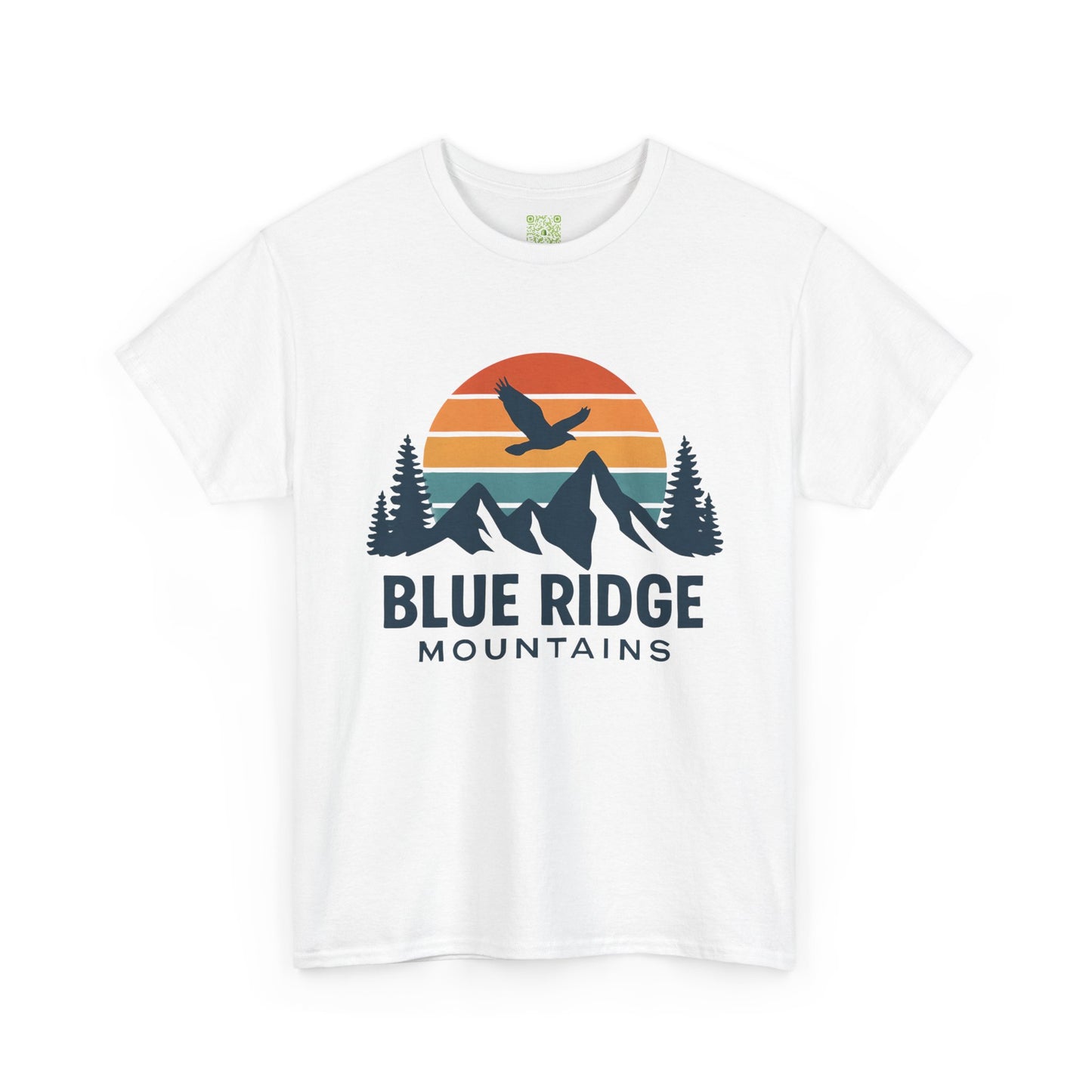 Blue Ridge Parkway Unisex Heavy Cotton Tee, Nature Lover Shirt, Blue Ridge Mountains, North Carolina Shirt, Camping Gift