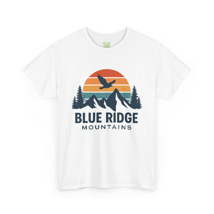 Blue Ridge Parkway Unisex Heavy Cotton Tee, Nature Lover Shirt, Blue Ridge Mountains, North Carolina Shirt, Camping Gift
