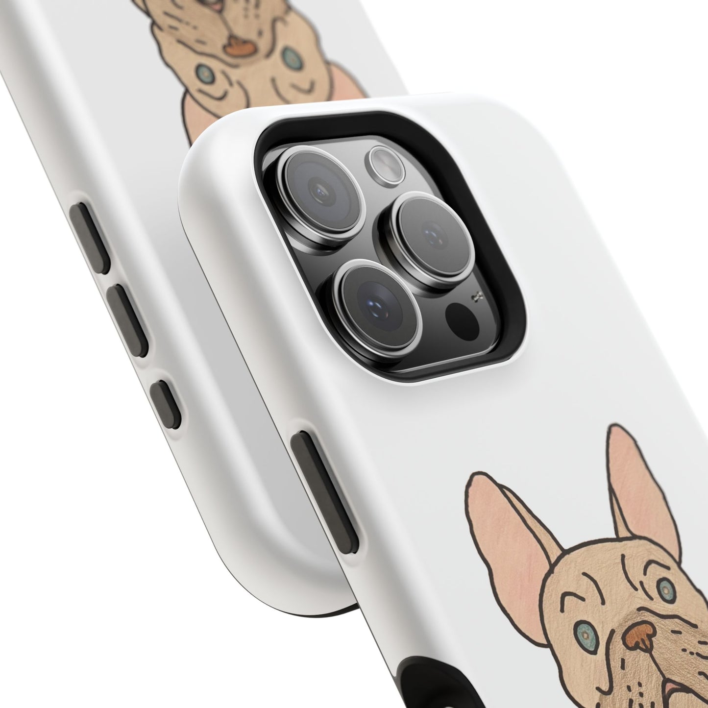 French Bulldog Magnetic Tough Case, Cute Pet Phone Cover, Dog Lover Gift, MagSafe Phone Protector, Unique Phone Accessory