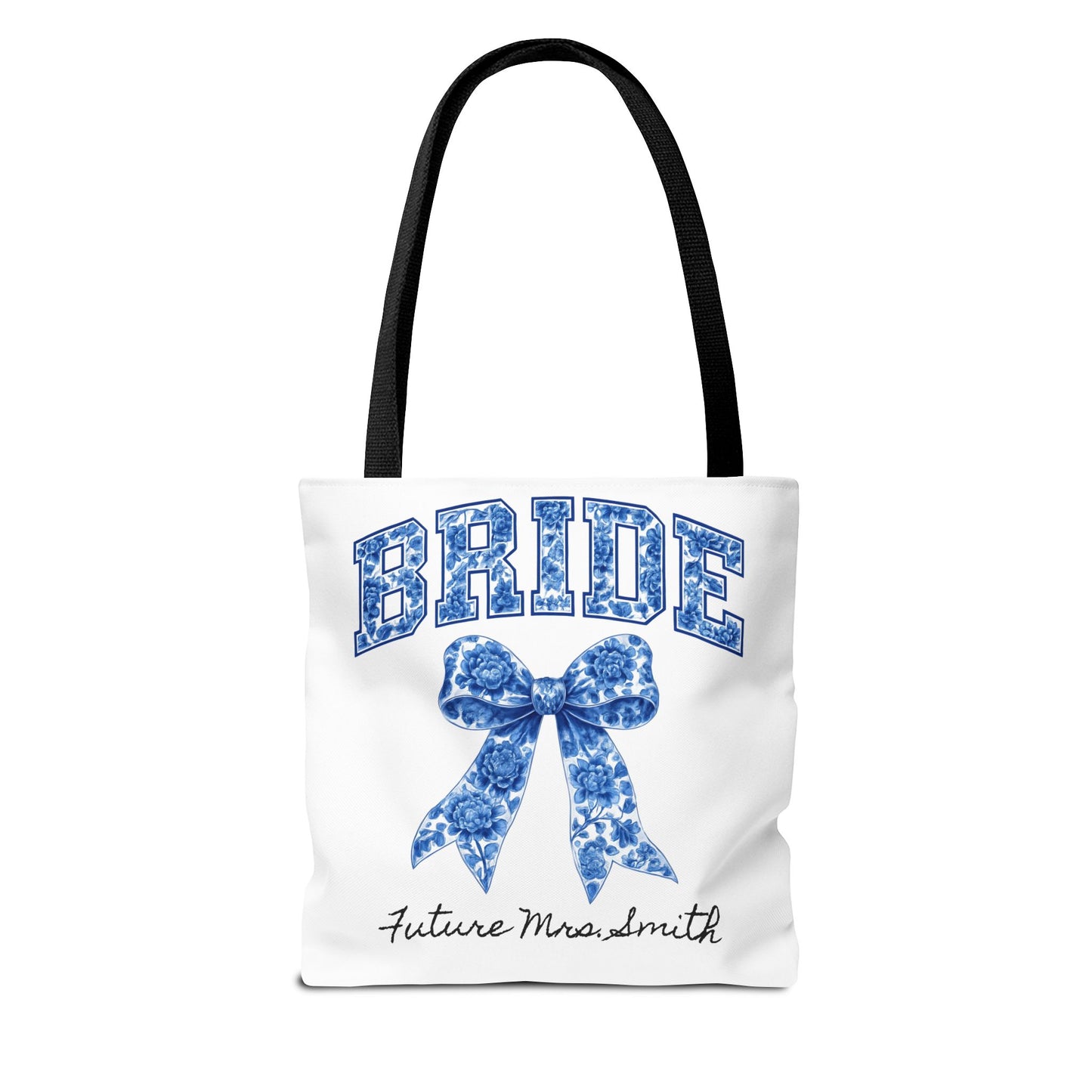 Bridal Tote Bag, Future Mrs. Smith Gift, Wedding Planning, Bride-to-Be Accessory, Personalized Bridal Shower Favor