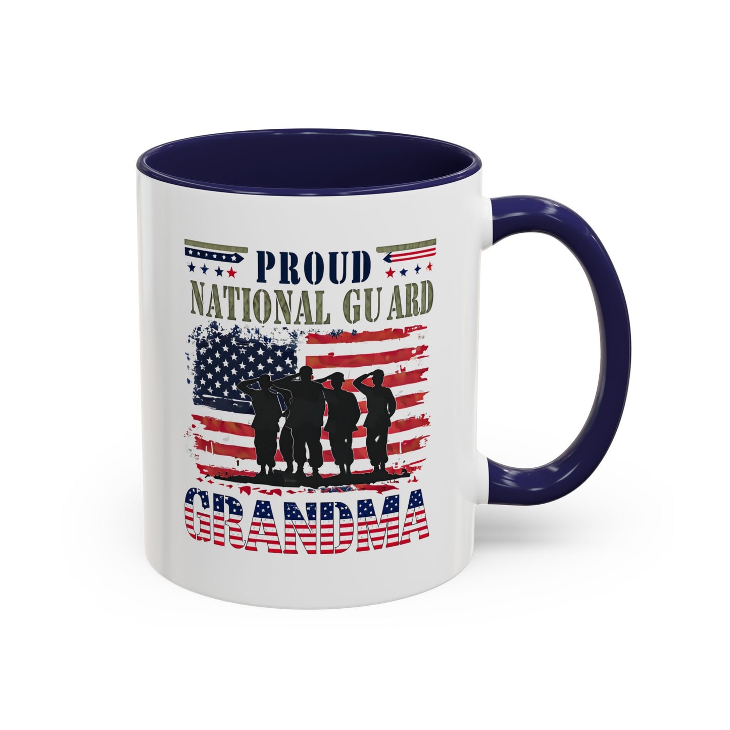 Patriotic National Guard Grandma Mug, Army National Guard, Gift for Heroes, Veteran Appreciation, Military Family Gift
