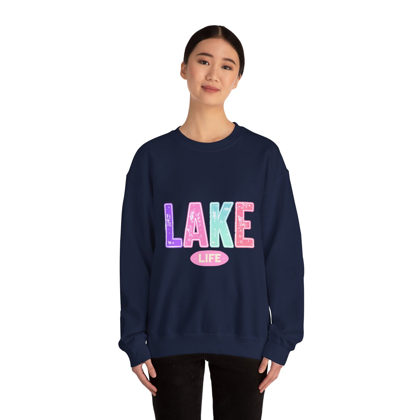 Lake Life Crewneck Sweatshirt - Unisex Heavy Blend for Comfort and Style