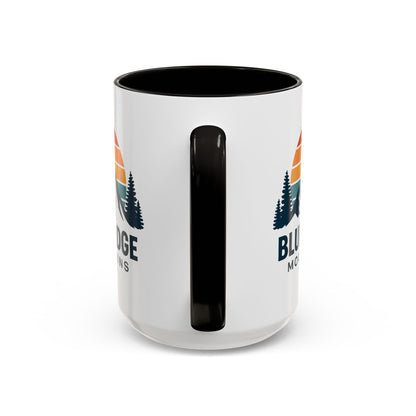 Blue Ridge Mountains, One Happy Camper, Accent Coffee Mug, Blueridge Mug, Blue Ridge Parkway, Camping Coffee Mug, Camping Gift